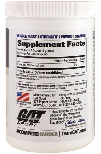 CREATINA GAT 300G