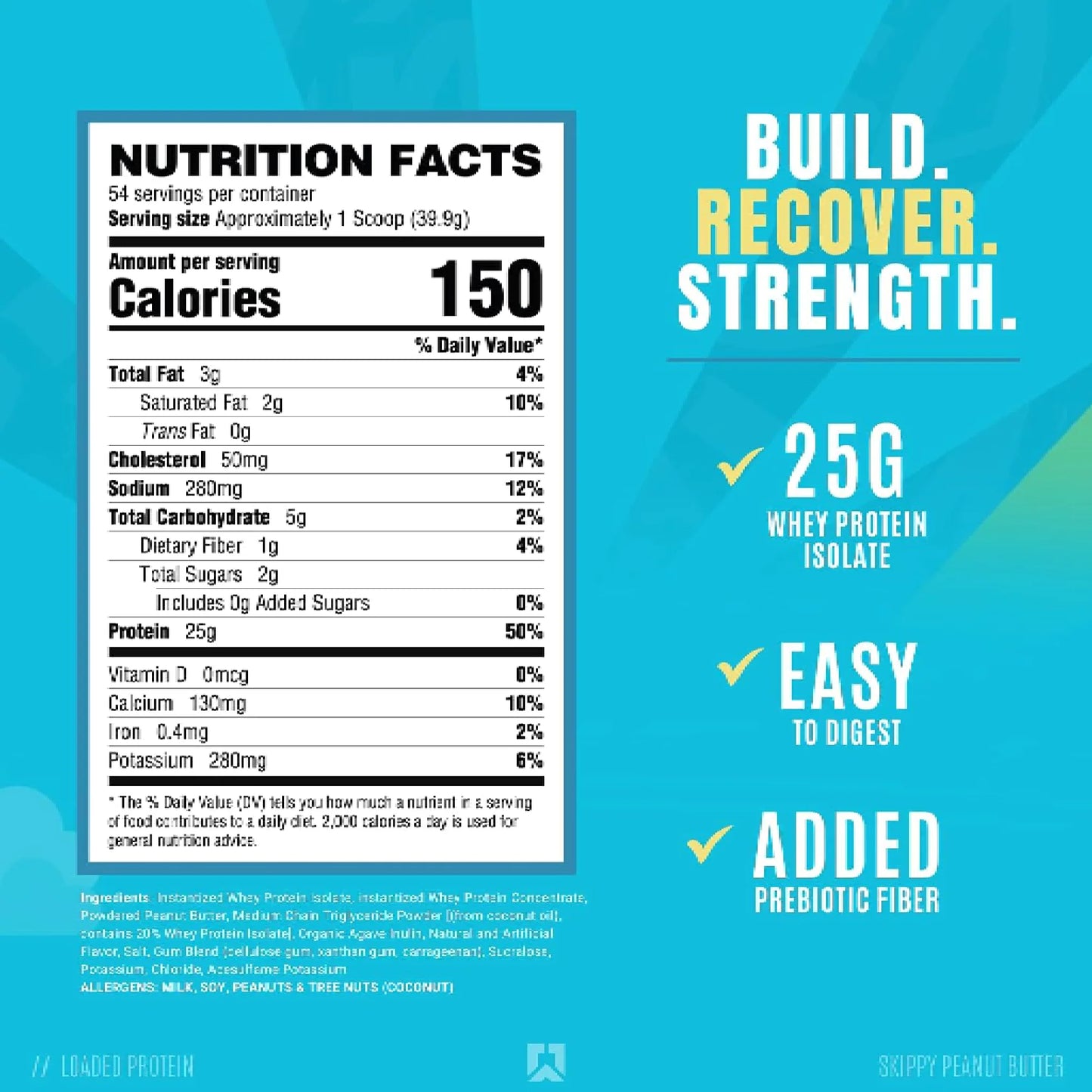 RYSE LOADED PROTEIN SKIPPY 4LBS