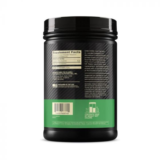 ON CREATINE MONOHYDRATE 1.2KG 240SERVICIOS