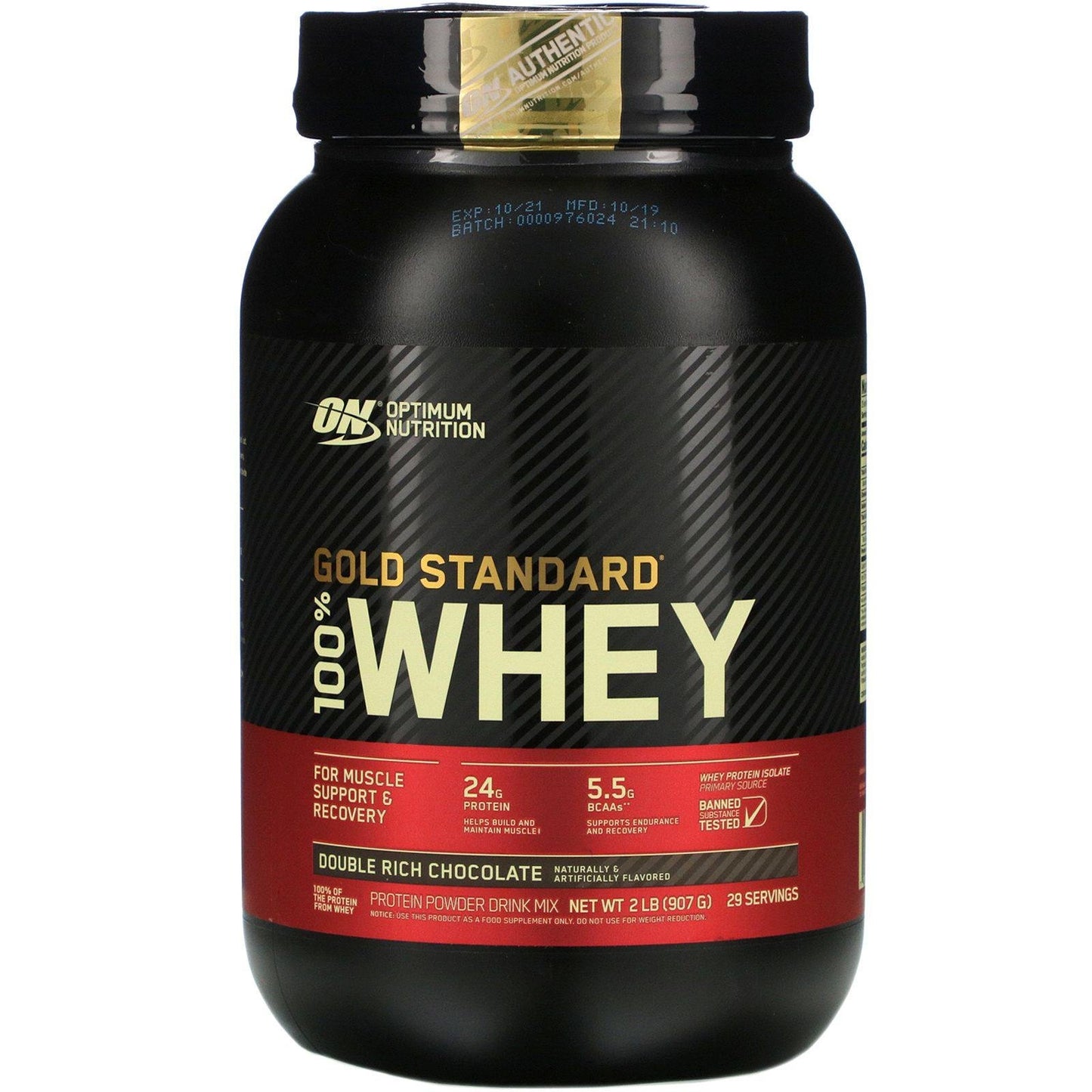 OPTIMUM NUTRITION GOLD STANDARD 100% WHEY 2LBS