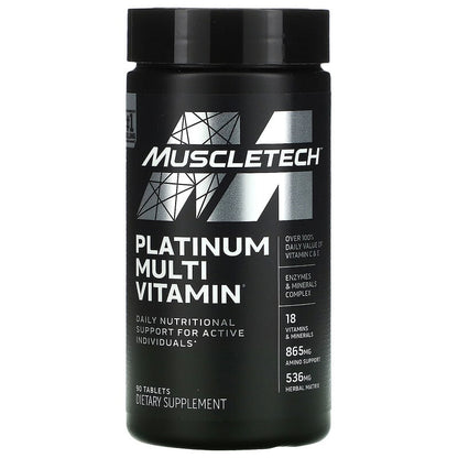 PLATINUM MULTIVITAMINICO 90 TABLETAS