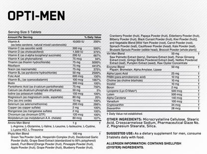 OPTI MEN 150 TABLETS